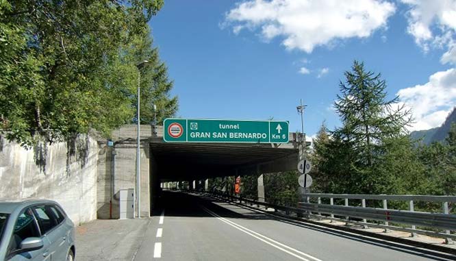 Ticket per passaggio tunnel del Gran San Bernardo ridotto